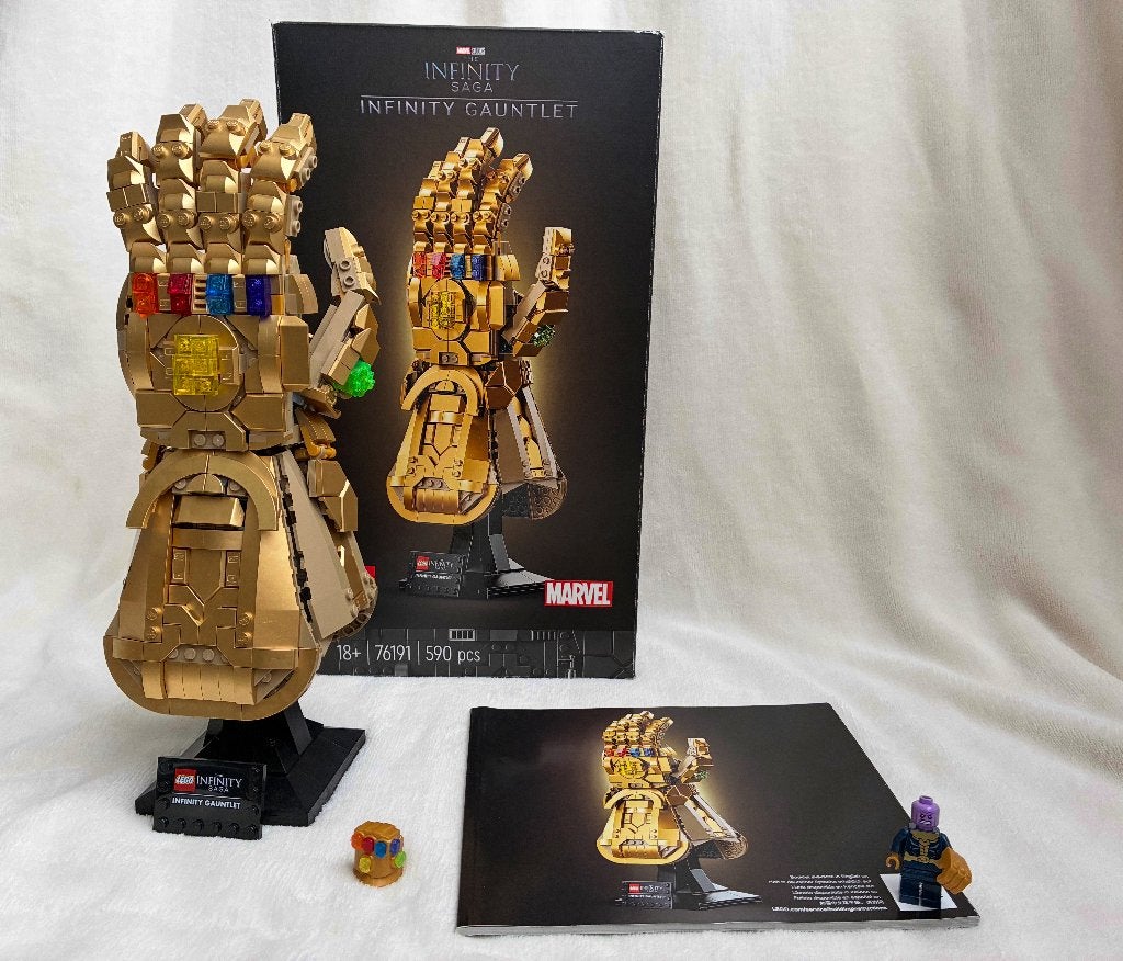 LEGO Marvel 76191 Infinity Gauntlet + EXTRA'S + doos, Marvel, Lego, Ophalen of Verzenden, Zo goed als nieuw