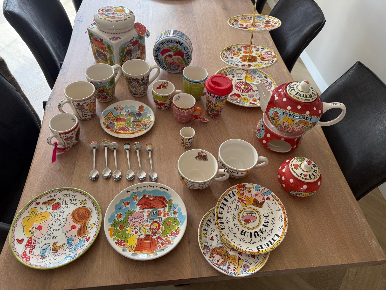 Grote collectie Blond Amsterdam servies, Huis en Inrichting, Ophalen, Keramiek, Zo goed als nieuw, Modern
