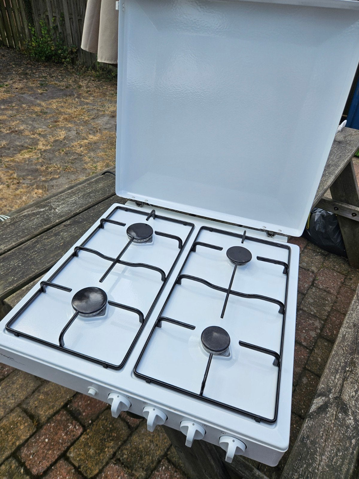Pelgrim Gasfornuis met elektrische ontsteking, Ophalen, Gebruikt, 4 kookzones, Gas