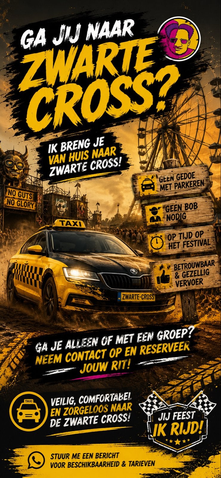 Rit naar zwartecross, Eén persoon