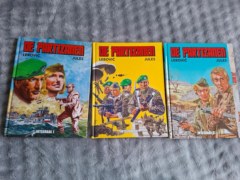 De Partizanen Integraal compleet in 3 HC delen, Boeken, Stripboeken, Complete serie of reeks, Ophalen of Verzenden, Zo goed als nieuw