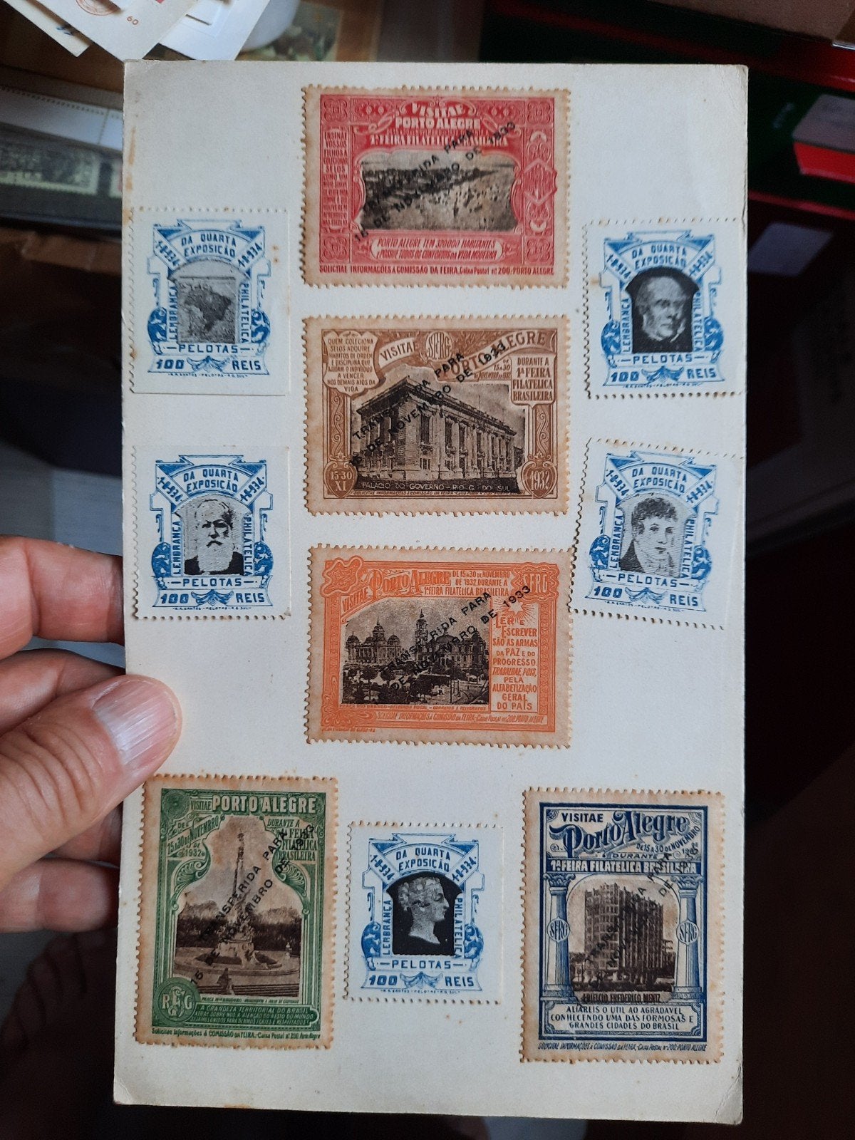 Cinderella-postzegels - Porto Alegre Braziliaanse 1932, Verzenden