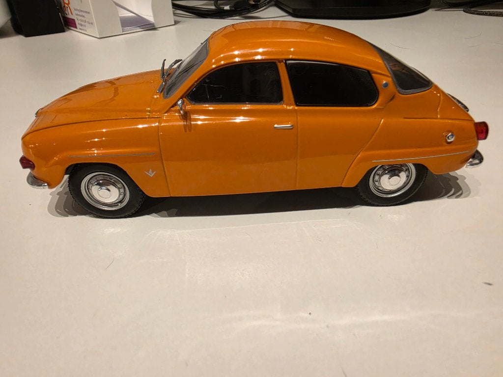 Saab 96va 1/24, Hobby en Vrije tijd, Ophalen of Verzenden, Gebruikt, Auto, Overige merken