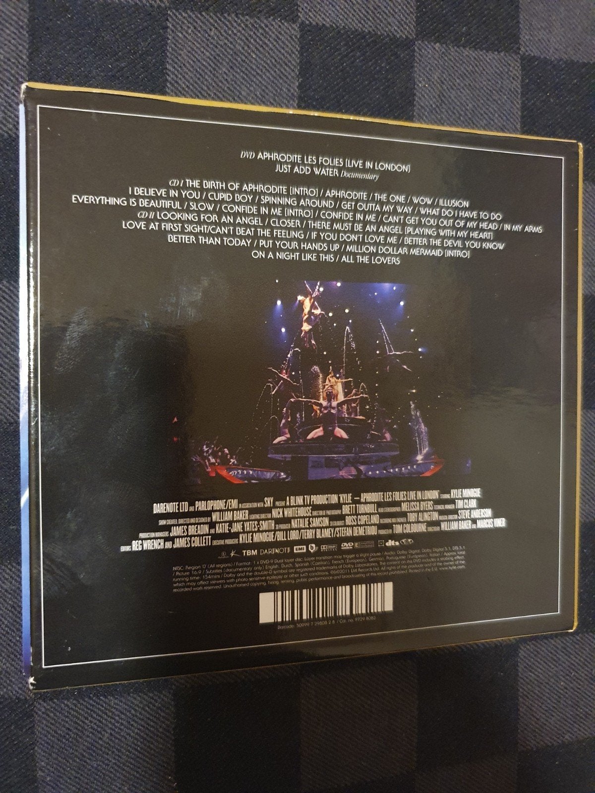 kylie minoque aphrodite les folies 2 cd + dvd doosje, Verzenden