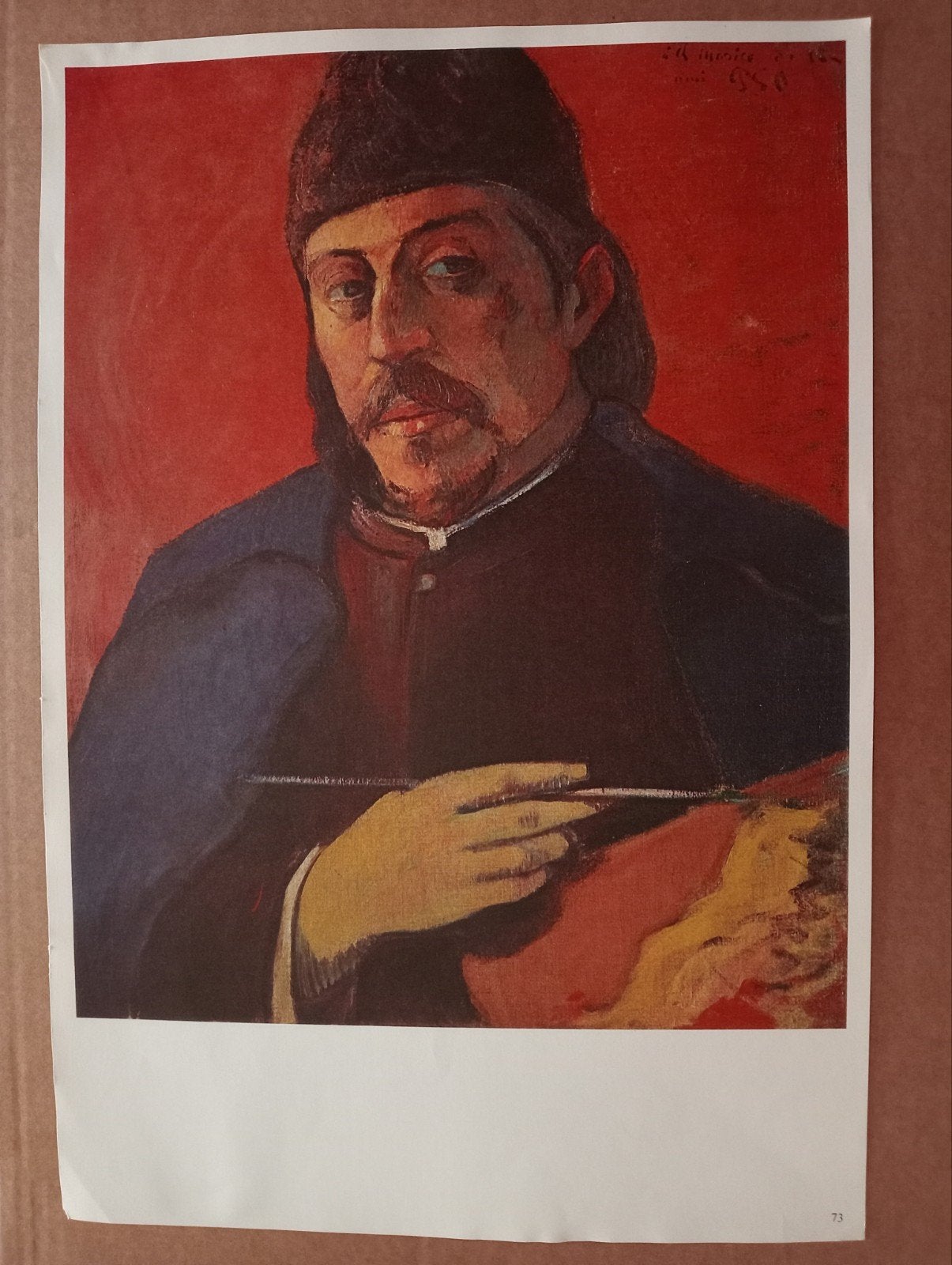 Paul Gauguin print zelfportret, Ophalen of Verzenden