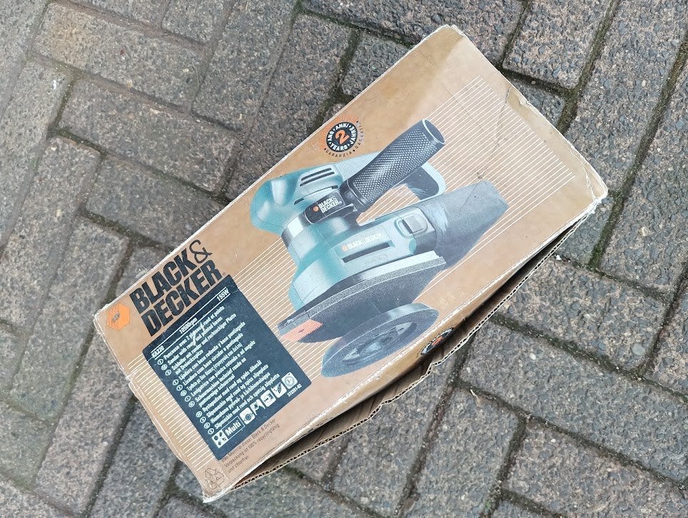 Black & Decker Excentrische Schuurmachine - Gebruikt, Ophalen, Gebruikt, Minder dan 600 watt, Excentrische schuurmachine
