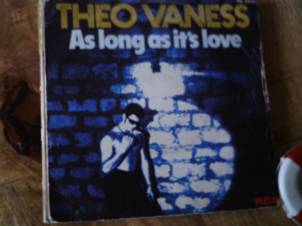Theo Vaness - As Long As It's Love (Vinyl Single) 30s, 7 inch, Ophalen of Verzenden, Zo goed als nieuw, Overige typen