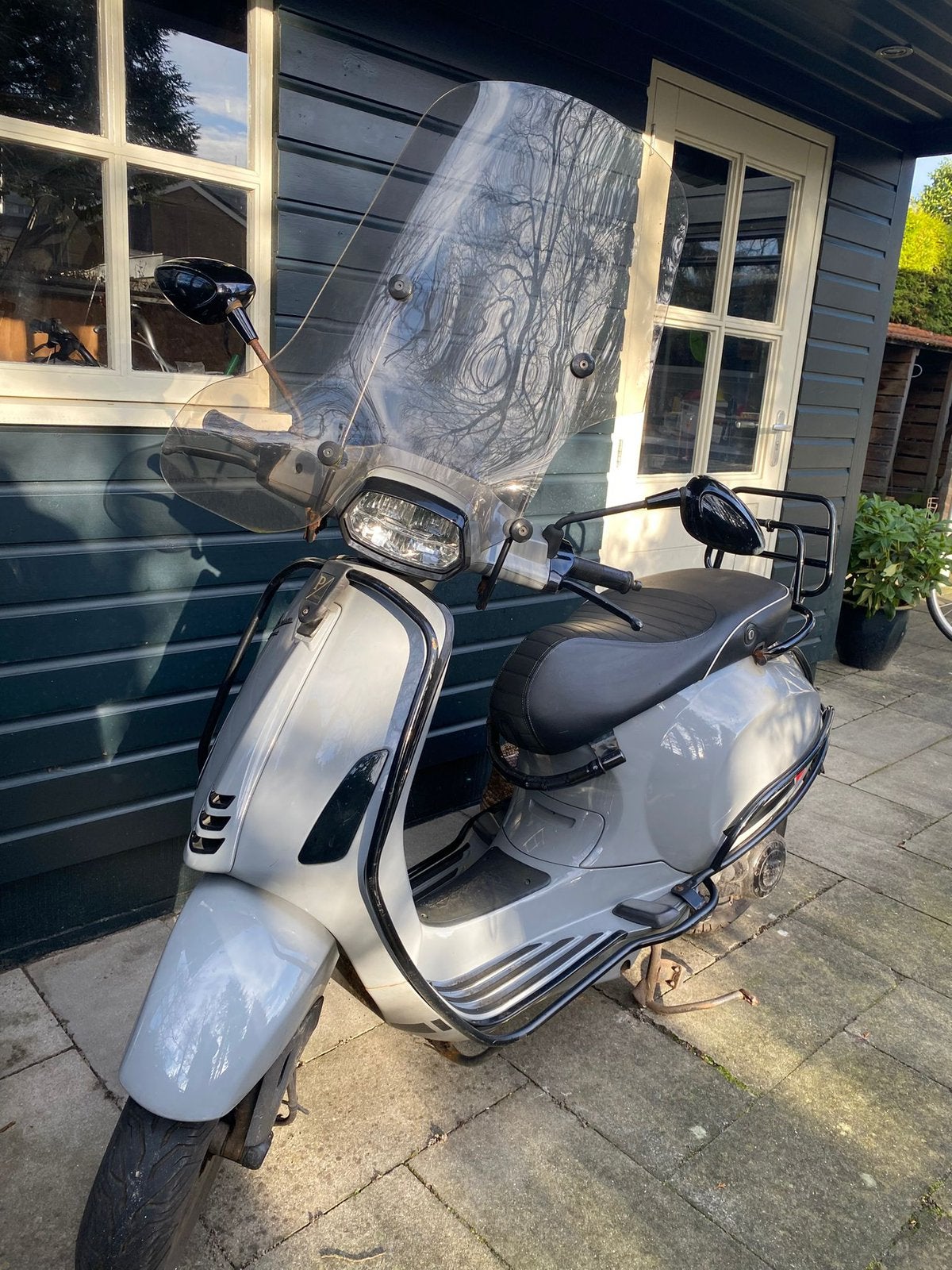 Vespa Sprint Iget Nardo Grey, Ophalen, Gebruikt, Vespa S, Benzine