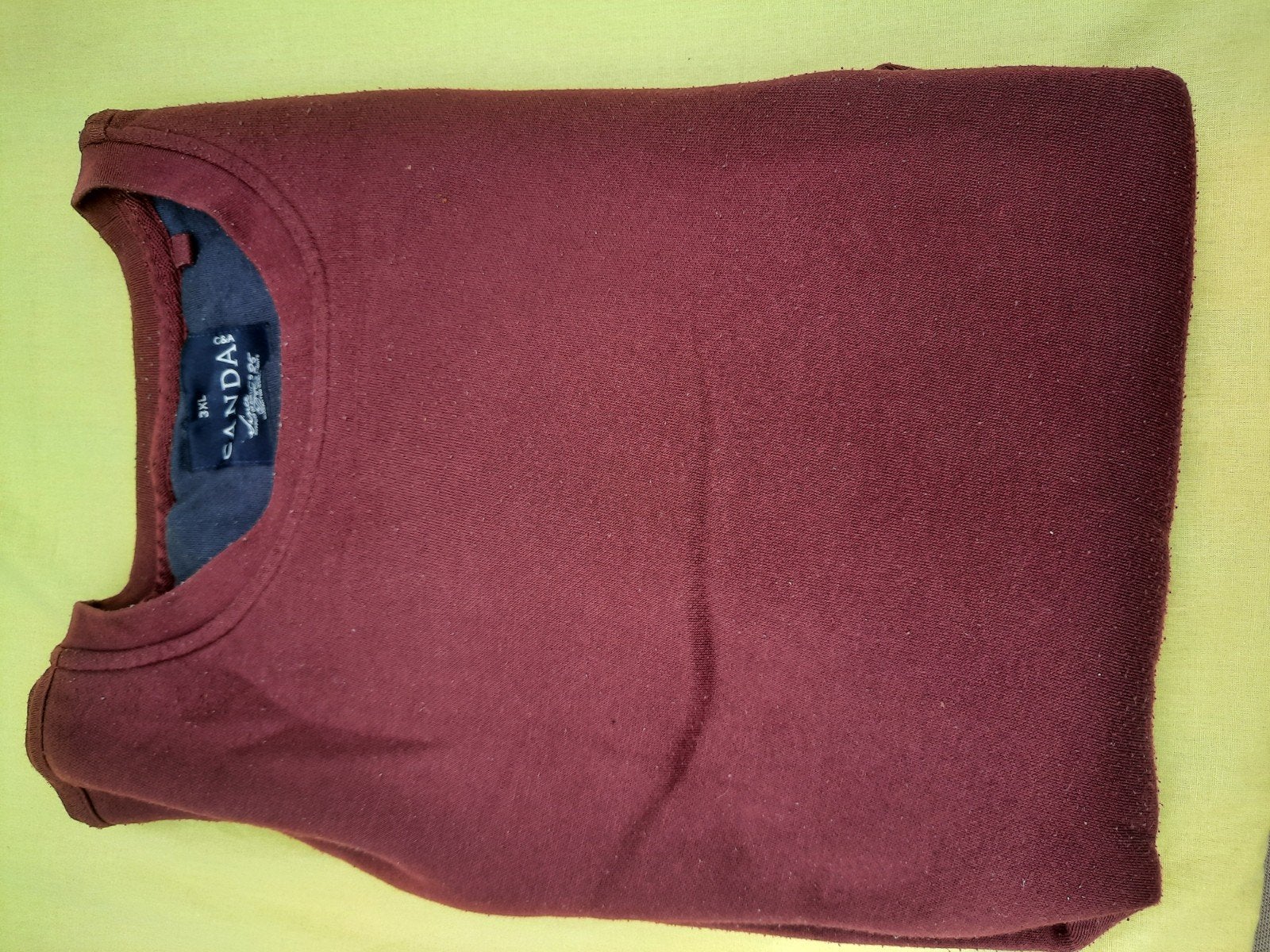 Bordeauxrode trui van Candas, maat 3XL, Kleding | Heren, Truien en Vesten, Overige kleuren, Candas, Overige maten, Ophalen of Verzenden