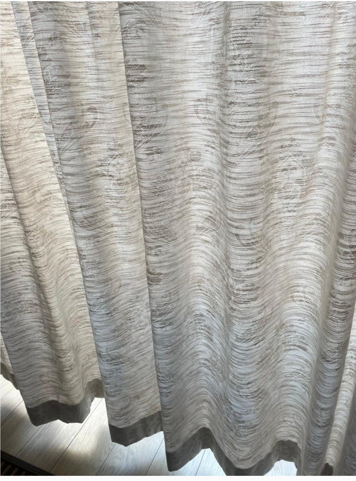 Gordijnen overgordijnen taupe hoog 240 breedte 520, Huis en Inrichting, Stoffering | Gordijnen en Lamellen, Ophalen of Verzenden