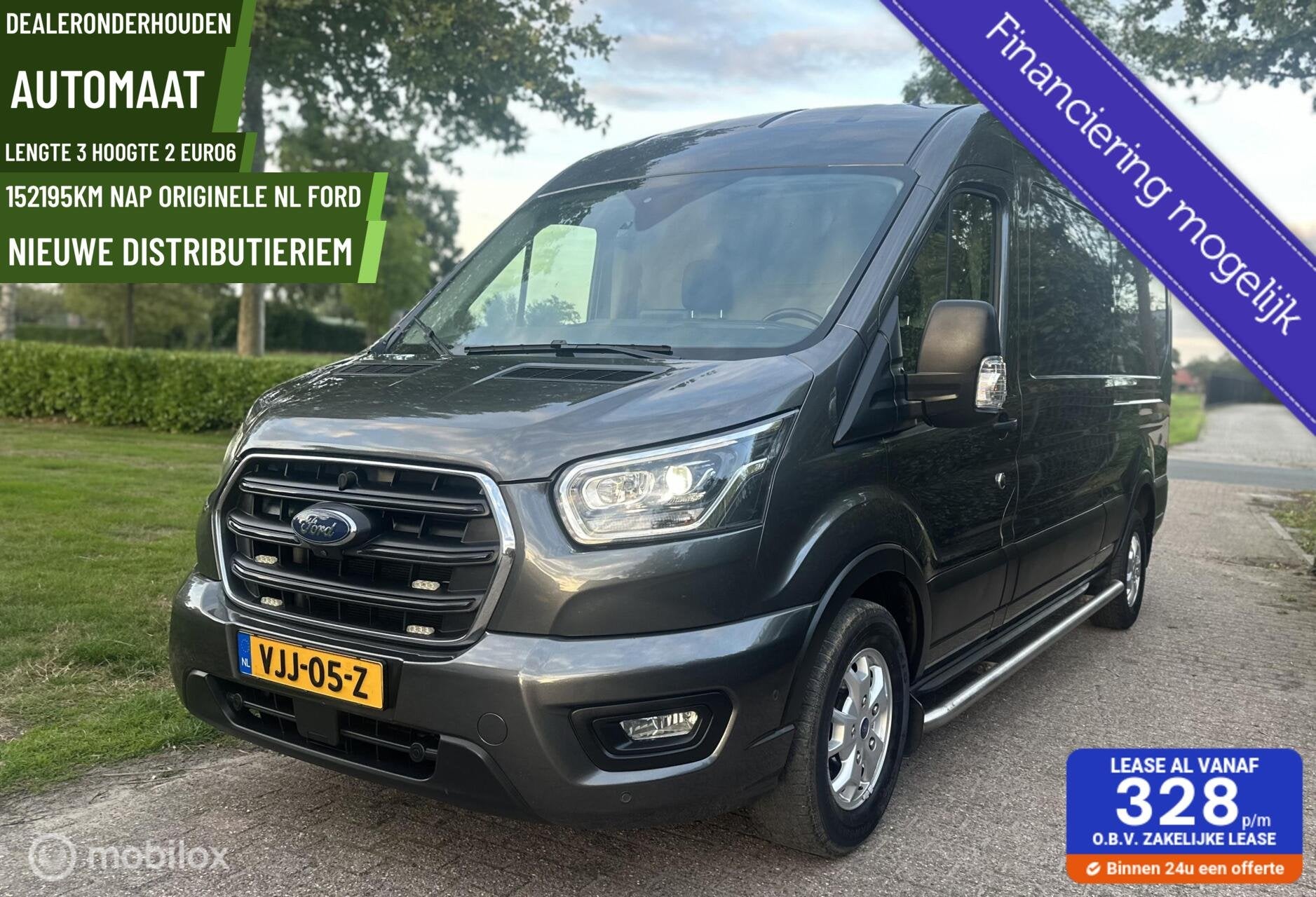 Ford Transit 350 2.0 TDCI L3H2 185PK Automaat Limited Euro6