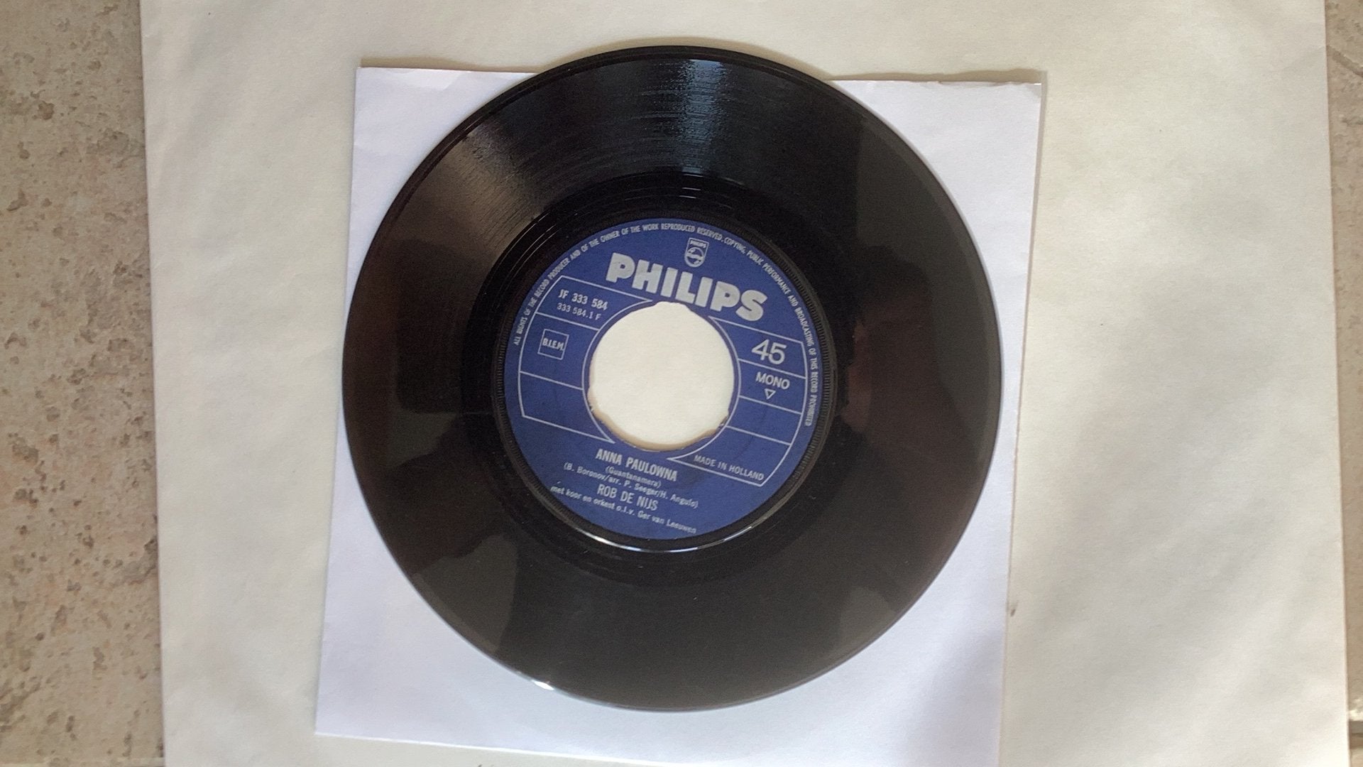 Single Rob de Nijs - Anna Palowna, Ophalen of Verzenden, Gebruikt, 7 inch, Nederlandstalig