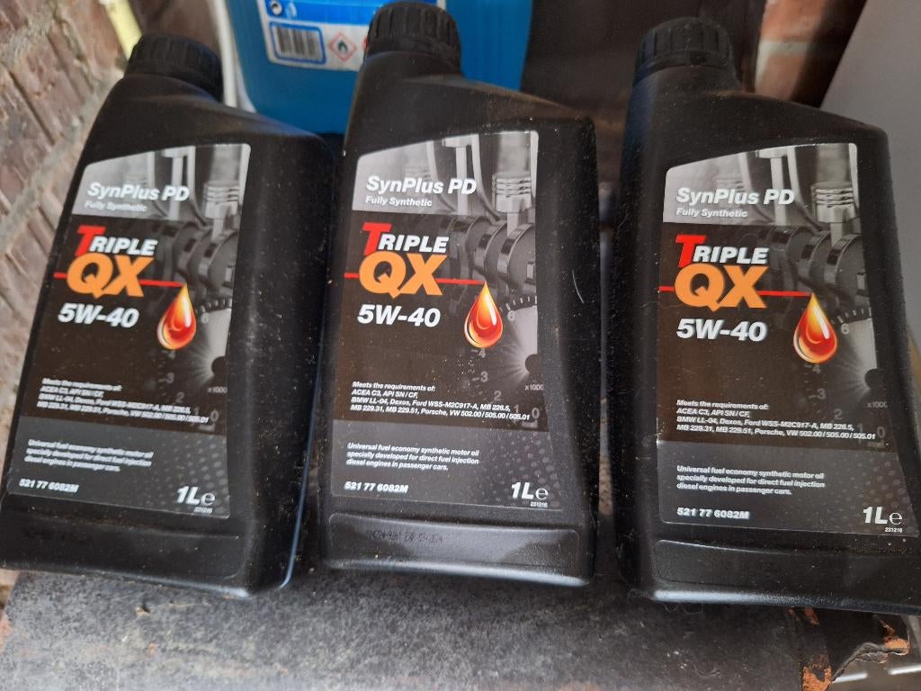 Triple QX motorolie 3x 1ltr, Auto diversen, Onderhoudsmiddelen, Ophalen