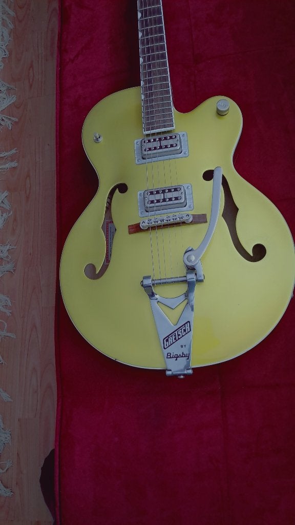 Gretsch lemon, Muziek en Instrumenten, Ophalen of Verzenden, Zo goed als nieuw, Hollow body, Overige merken