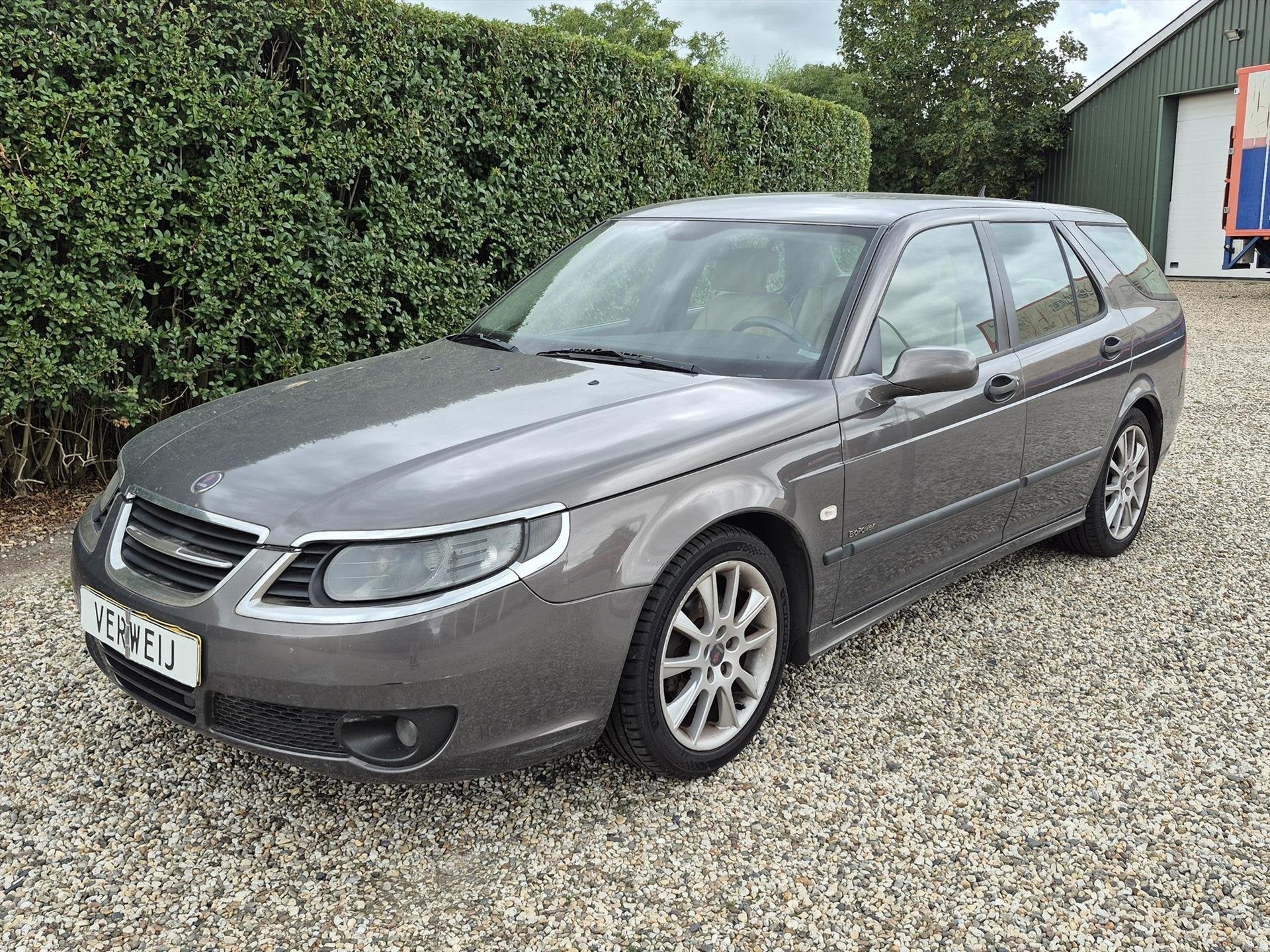 SAAB 9-5 2.0T Estate Business | Automaat | Multiriem kapot!, Auto's, Saab, Beige, 4 cilinders, 150 pk, 93 €/maand