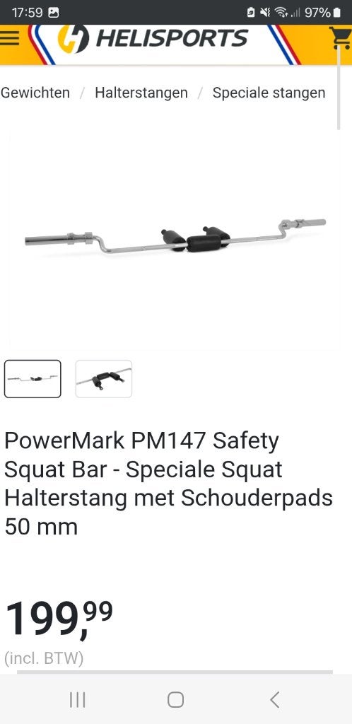 Squat stang, Ophalen, Zo goed als nieuw, Benen, Overige typen