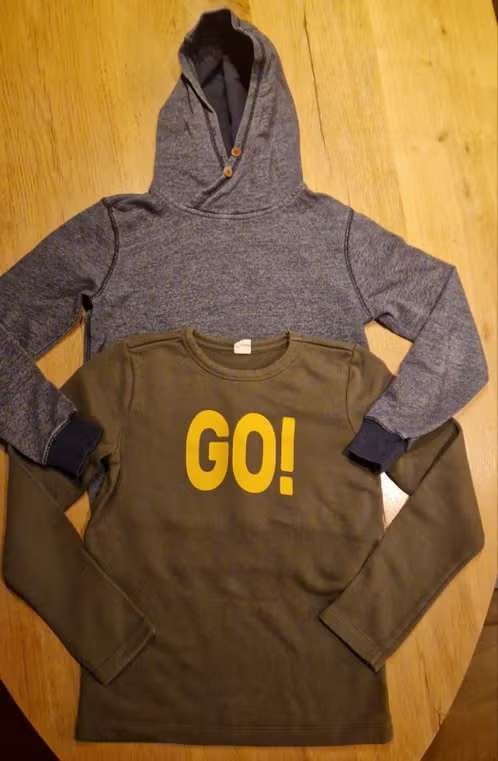 2 Truien (1 Hoodie) jongen, 158-164, WE & Hema, Kinderen en Baby's, WE, Trui of Vest, Ophalen of Verzenden, Zo goed als nieuw