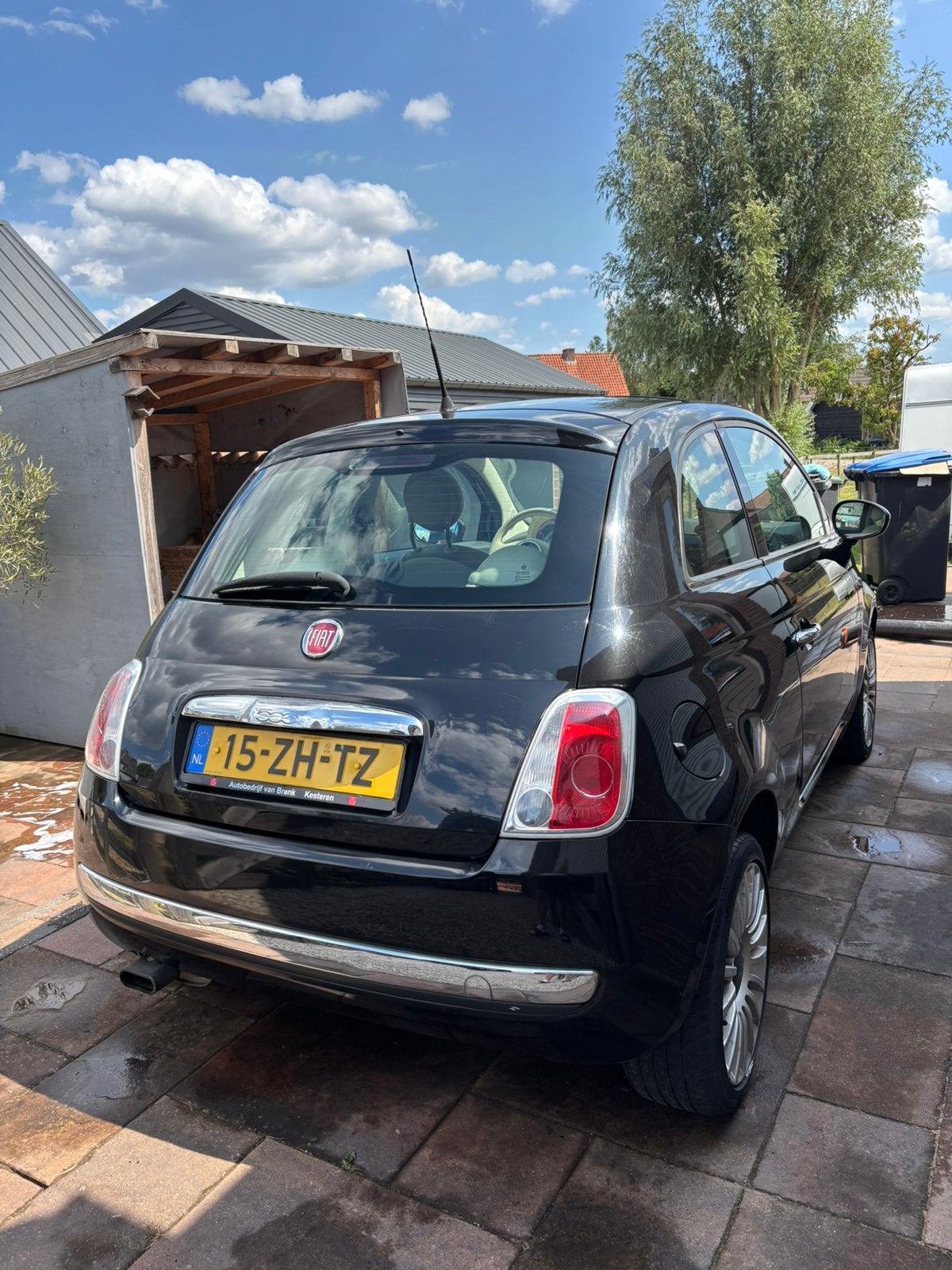 Te koop fiat 500, Auto's, Voorwielaandrijving, Stof, Beige, 4 cilinders
