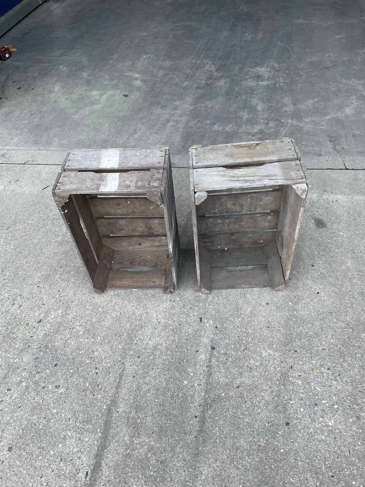 10 stuks houten veilingkisten, Ophalen, 50 – 75, Gebruikt, 50 tot 100 cm