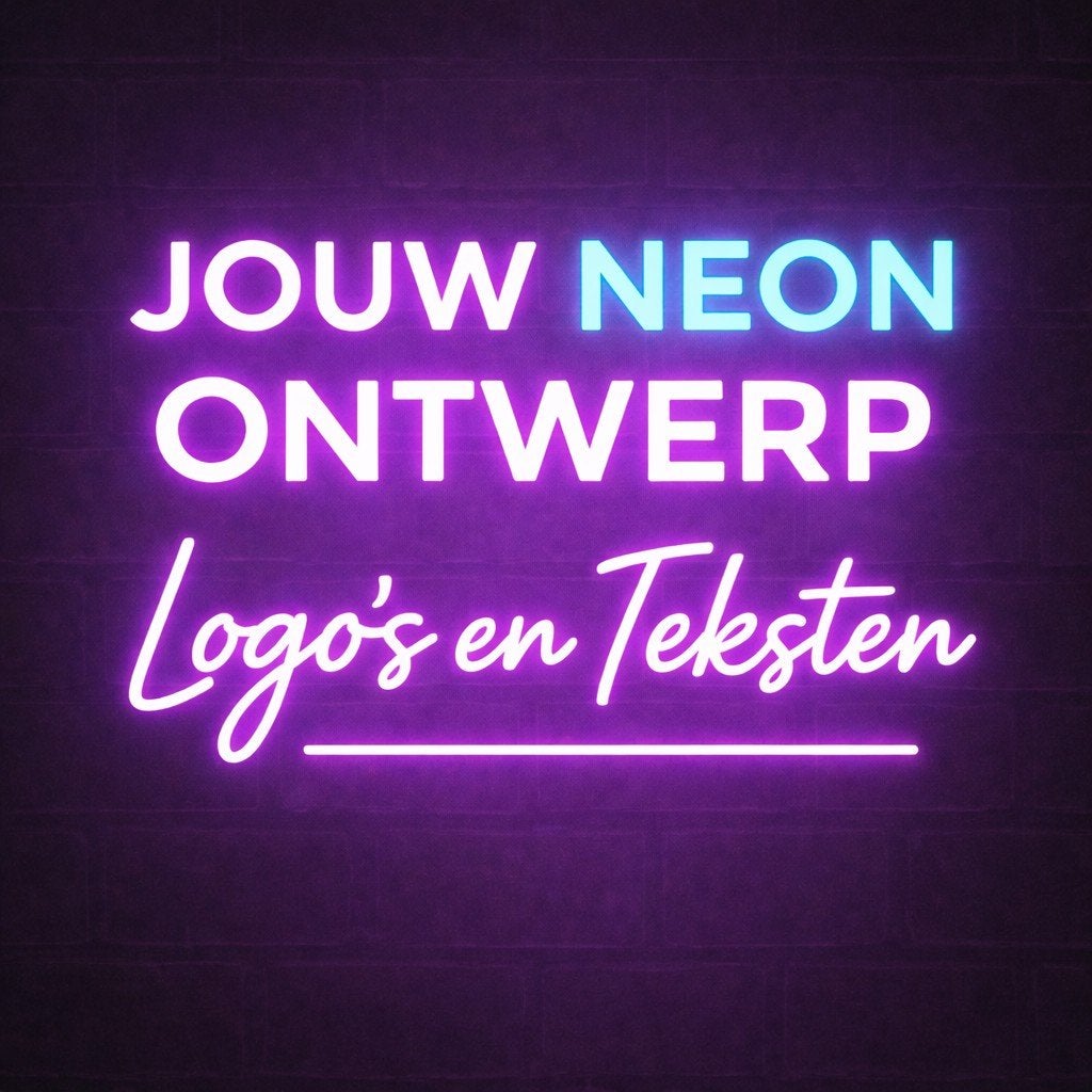 Neon Lamp met Eigen Tekst of Logo, Met schakelaar, Ophalen of Verzenden, Nieuw