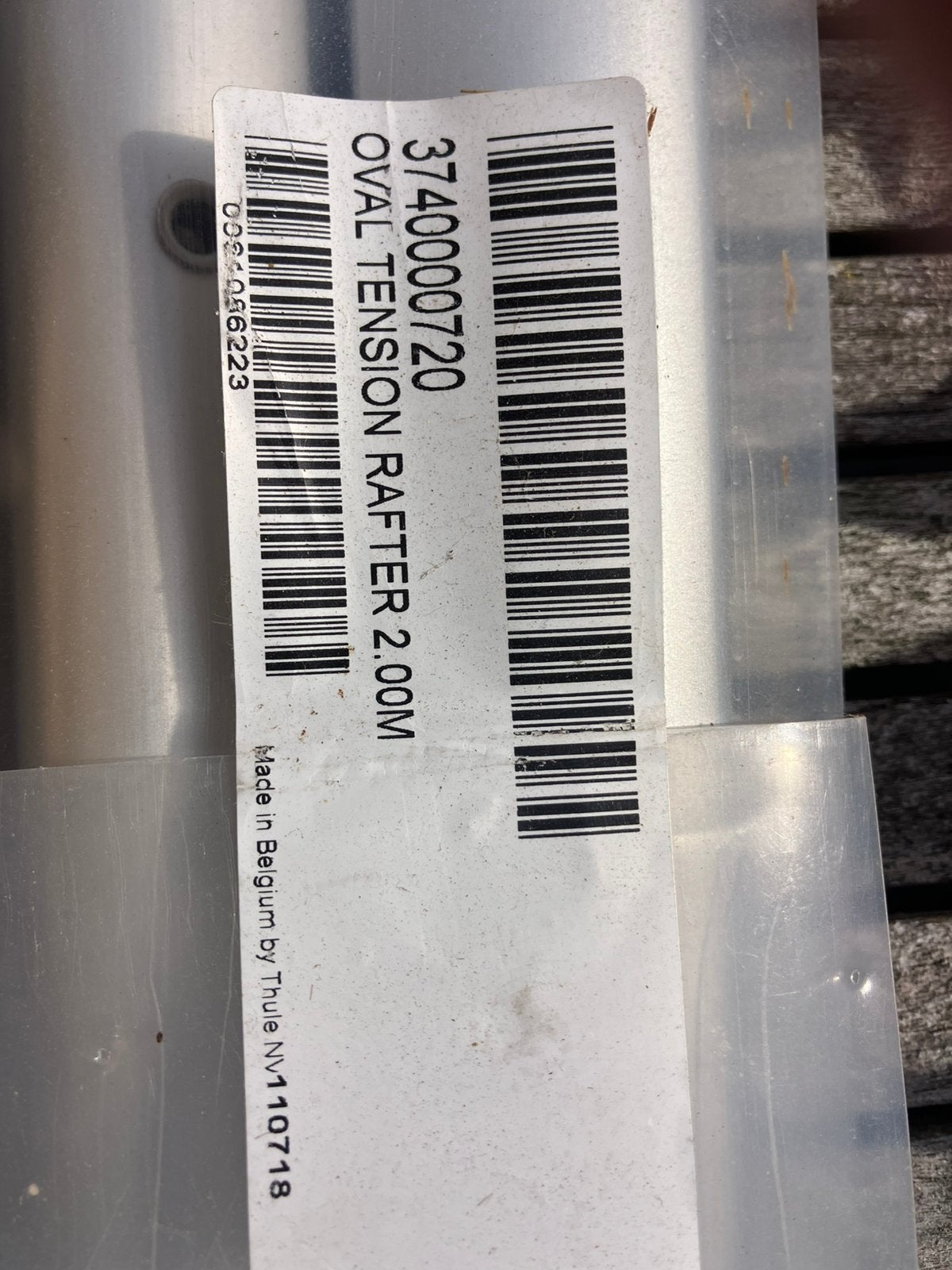 Thule oval tension rafter 2m, Ophalen, Nieuw