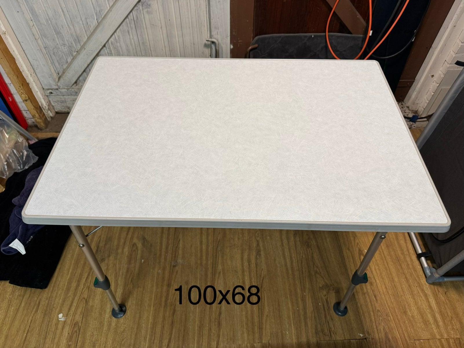 Dukdalf tafel 100 x 68, Ophalen, Zo goed als nieuw, Campingtafel