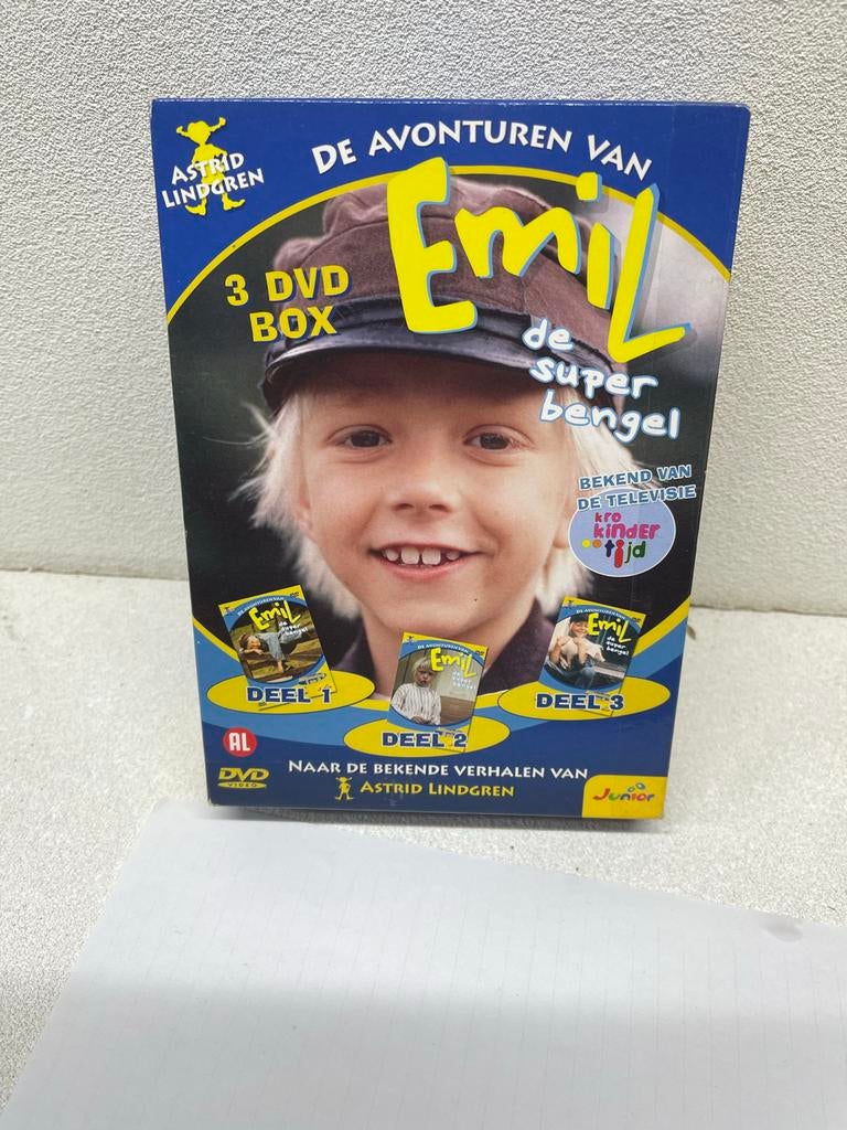 De Avonturen van Emil de Super Bengel - 3 DVD Box, Avontuur, Alle leeftijden, Boxset, Ophalen of Verzenden