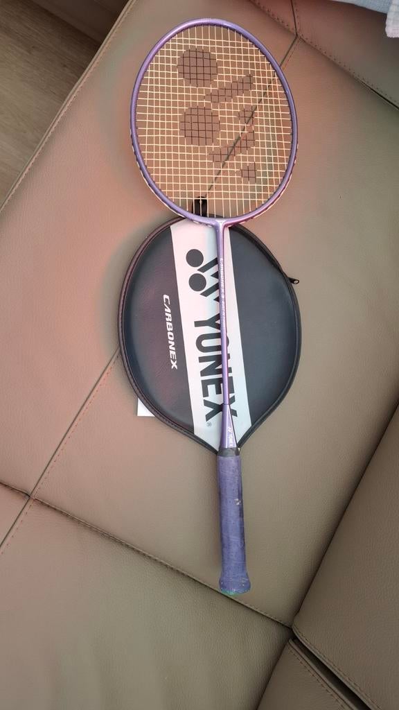 Yonex Carbonex Badminton Racket met Hoes, Ophalen of Verzenden, Gebruikt, Racket(s)