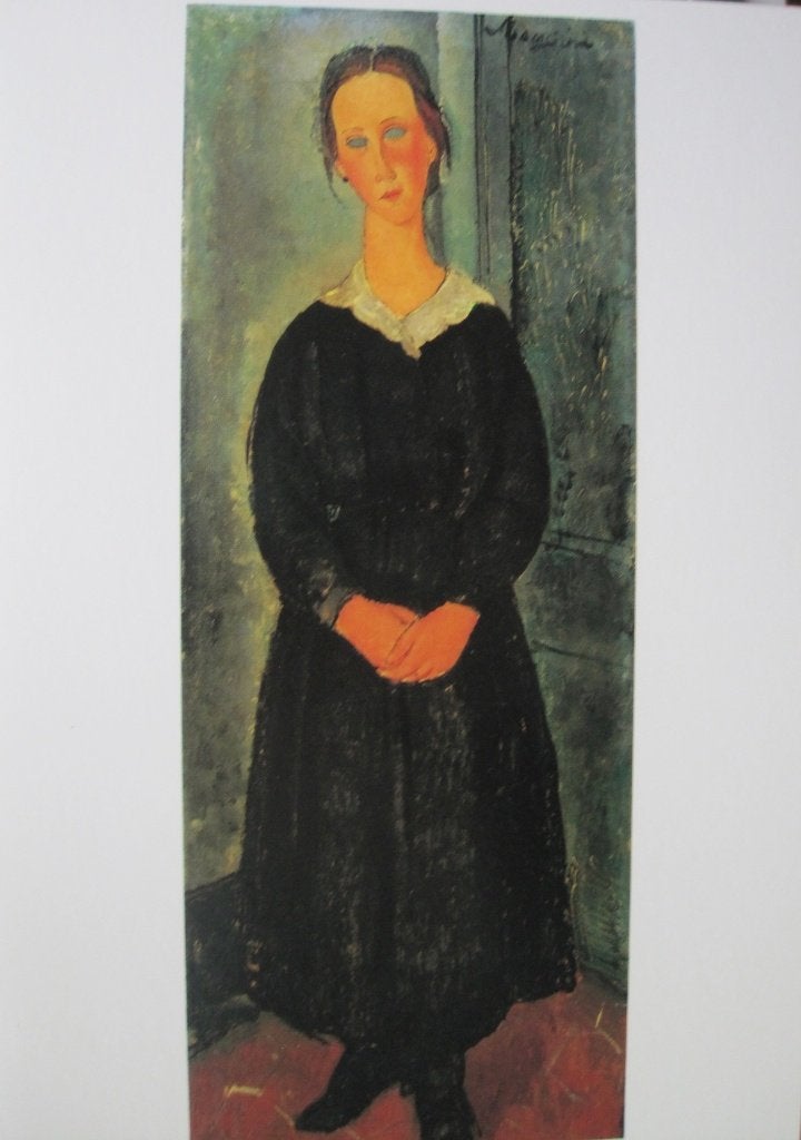 Amadeo Modigliani - the servant girl - 1918, Ophalen of Verzenden, 1980 tot heden, Ongelopen, Overige thema's