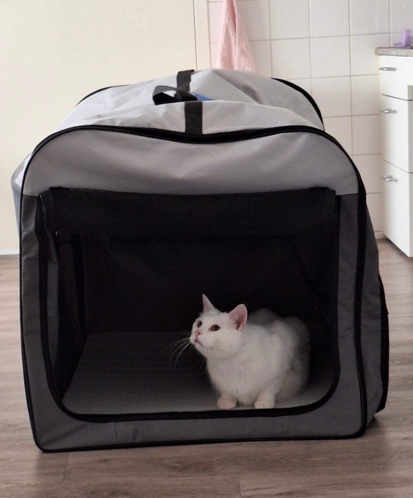 Honden bench/kennel Trixie maat M-L, Dieren en Toebehoren, Ophalen, Zo goed als nieuw