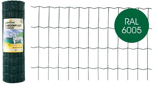 Tuingaas Gardenplast groen H61 x L10 m, Ophalen, Minder dan 10 meter