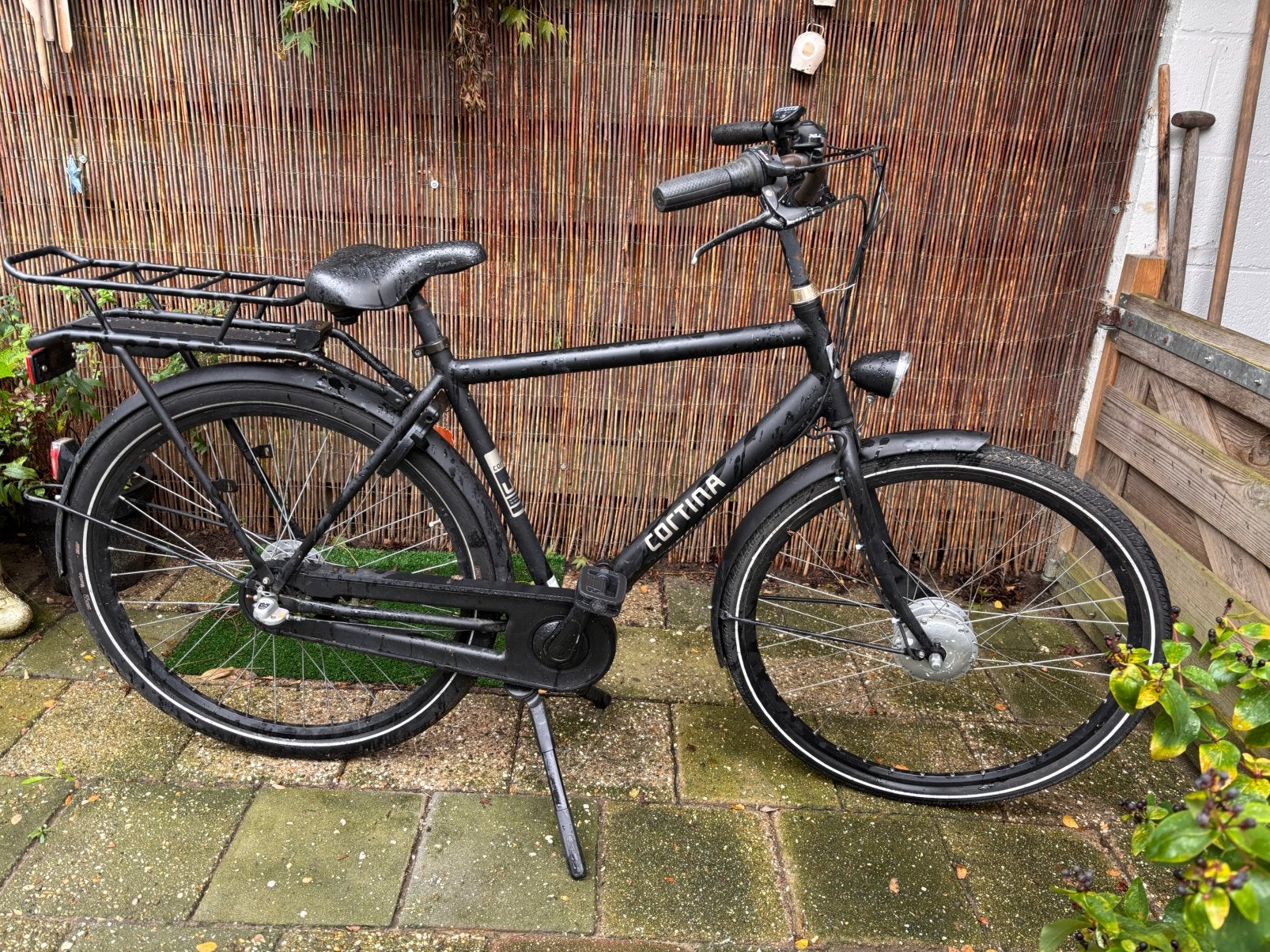 Bafang fietsaccu 2 stuks incl Cortina kleine herenfiets, Ophalen, Gebruikt, Overige merken
