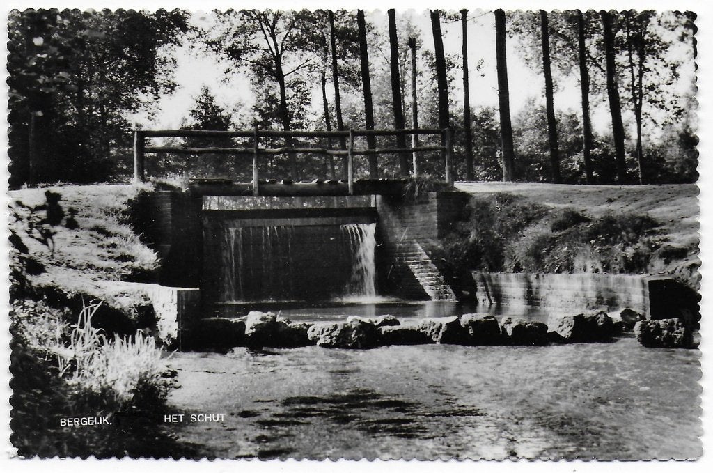 Bergeijk Het Schut oude ongelopen ansichtkaart ( B8140 ), Ophalen of Verzenden, 1980 tot heden, Gelopen