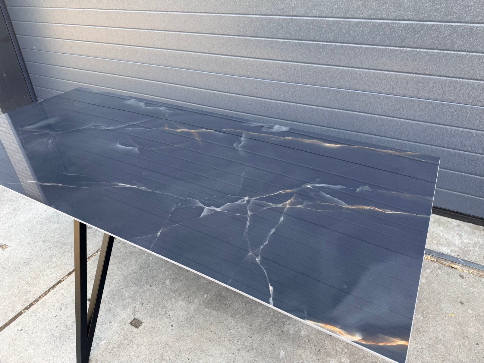 Keramisch tafelblad Marazzi Onice Black – 180 x 80 cm, Huis en Inrichting, Ophalen, Nieuw, 50 tot 100 cm, 150 tot 200 cm
