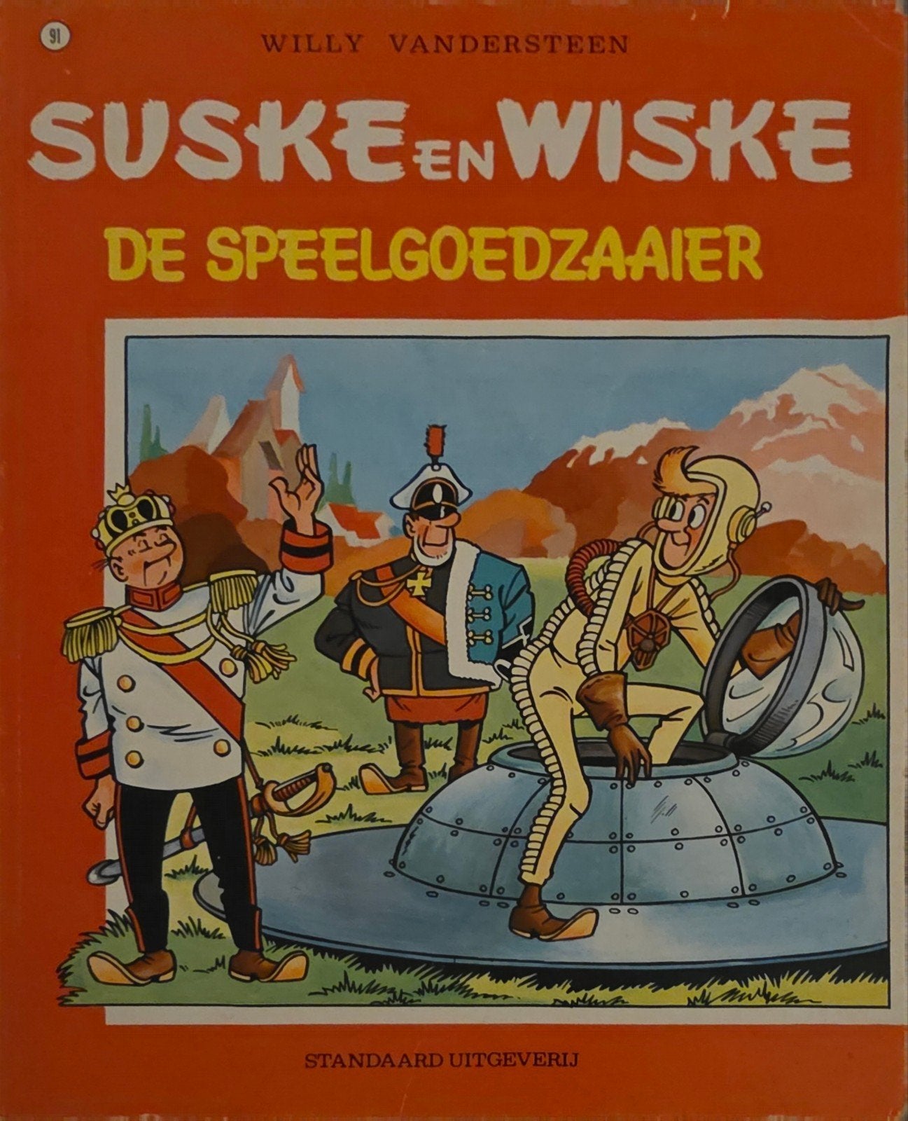 Suske en Wiske - De Speelgoedzaaier (1983), Gelezen, Willy Vandersteen, Eén stripboek, Ophalen of Verzenden