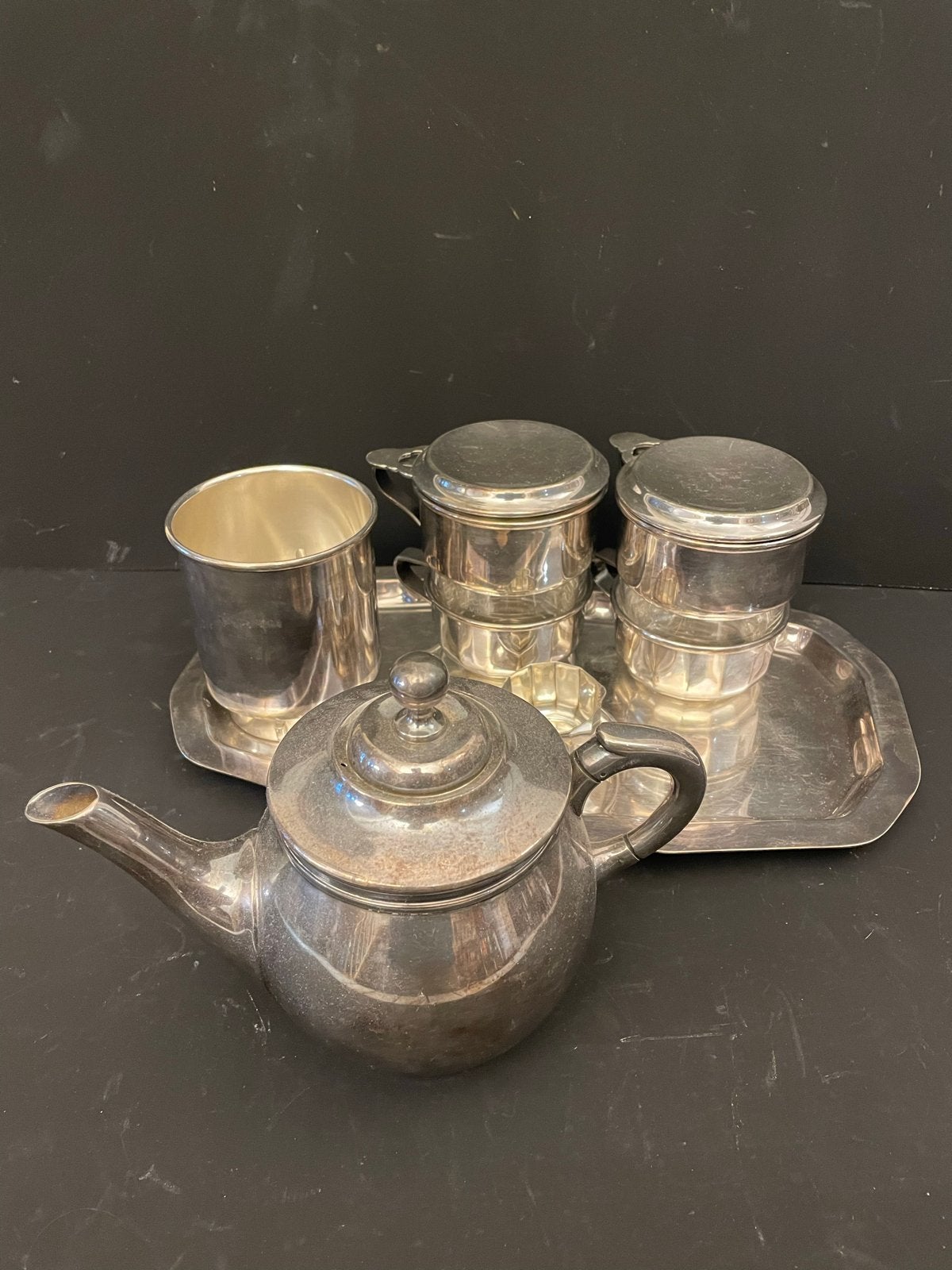 Antieke Art Deco Koffie- en Theeset van Wiskemann, Ophalen of Verzenden
