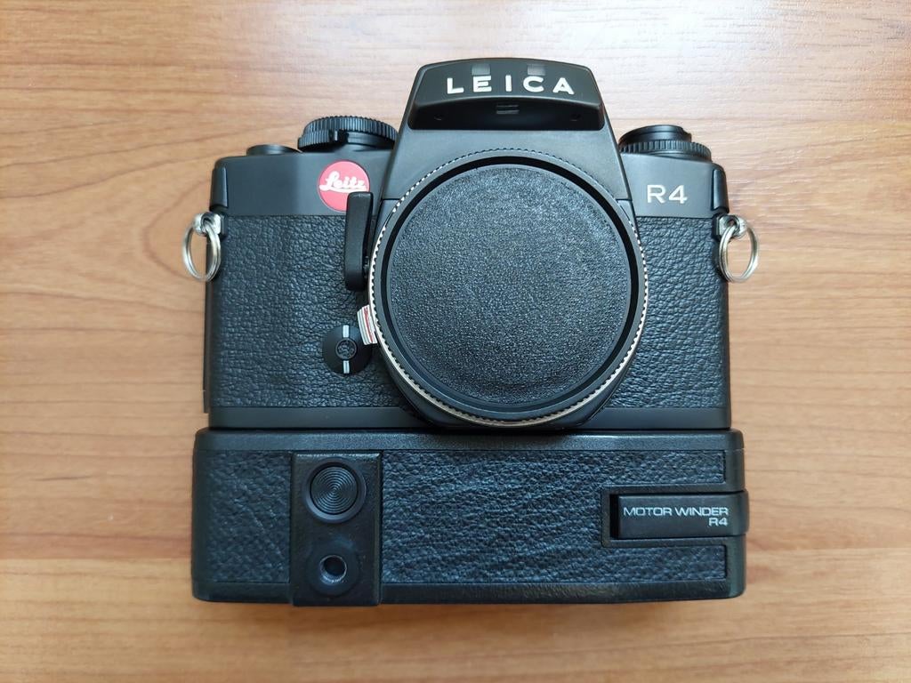 Leica R4 Body met motordrive, Ophalen of Verzenden, Zo goed als nieuw, Compact, Leica