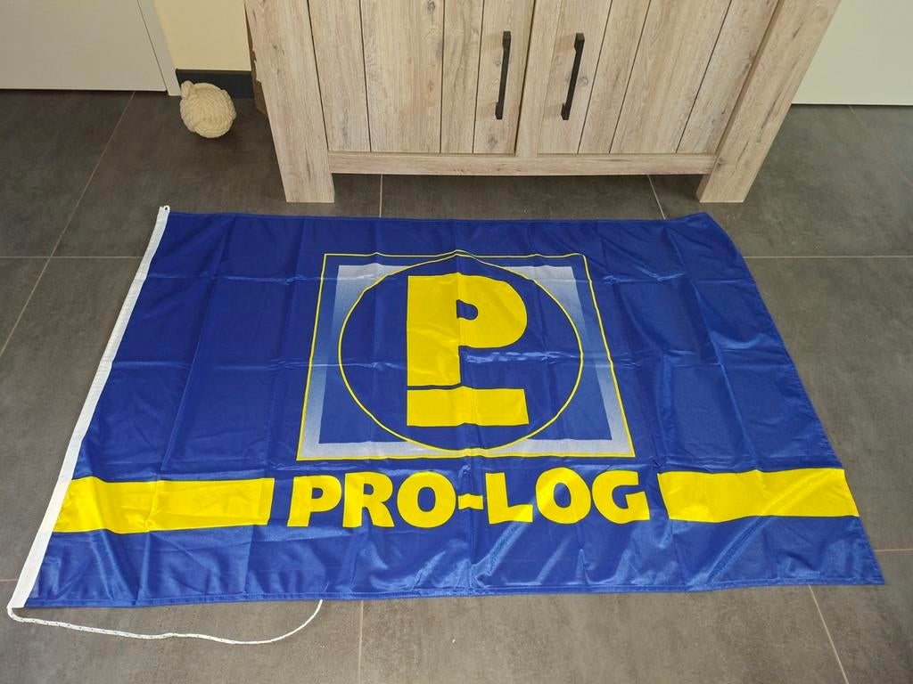 Scheepvaart vlag pro-log, Ophalen of Verzenden, Zo goed als nieuw, Reclamebord