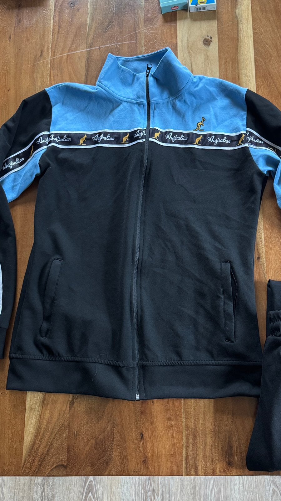 Australian pak 90’s hardcore gabber, Maat 52/54 (L), Blauw, Ophalen of Verzenden, Zo goed als nieuw