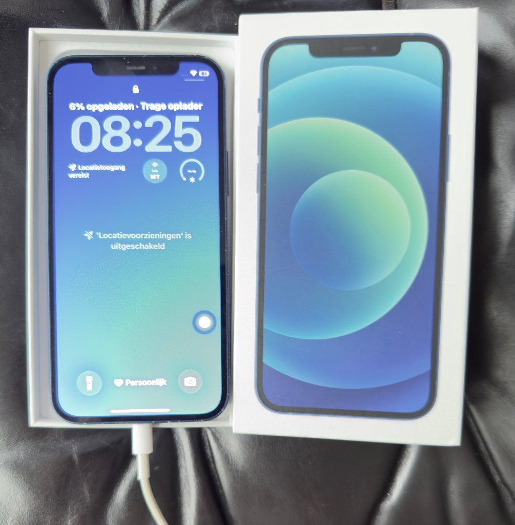 Iphone 12 blauw 128GB, Telecommunicatie, Ophalen, Blauw, 77 %, IPhone 12