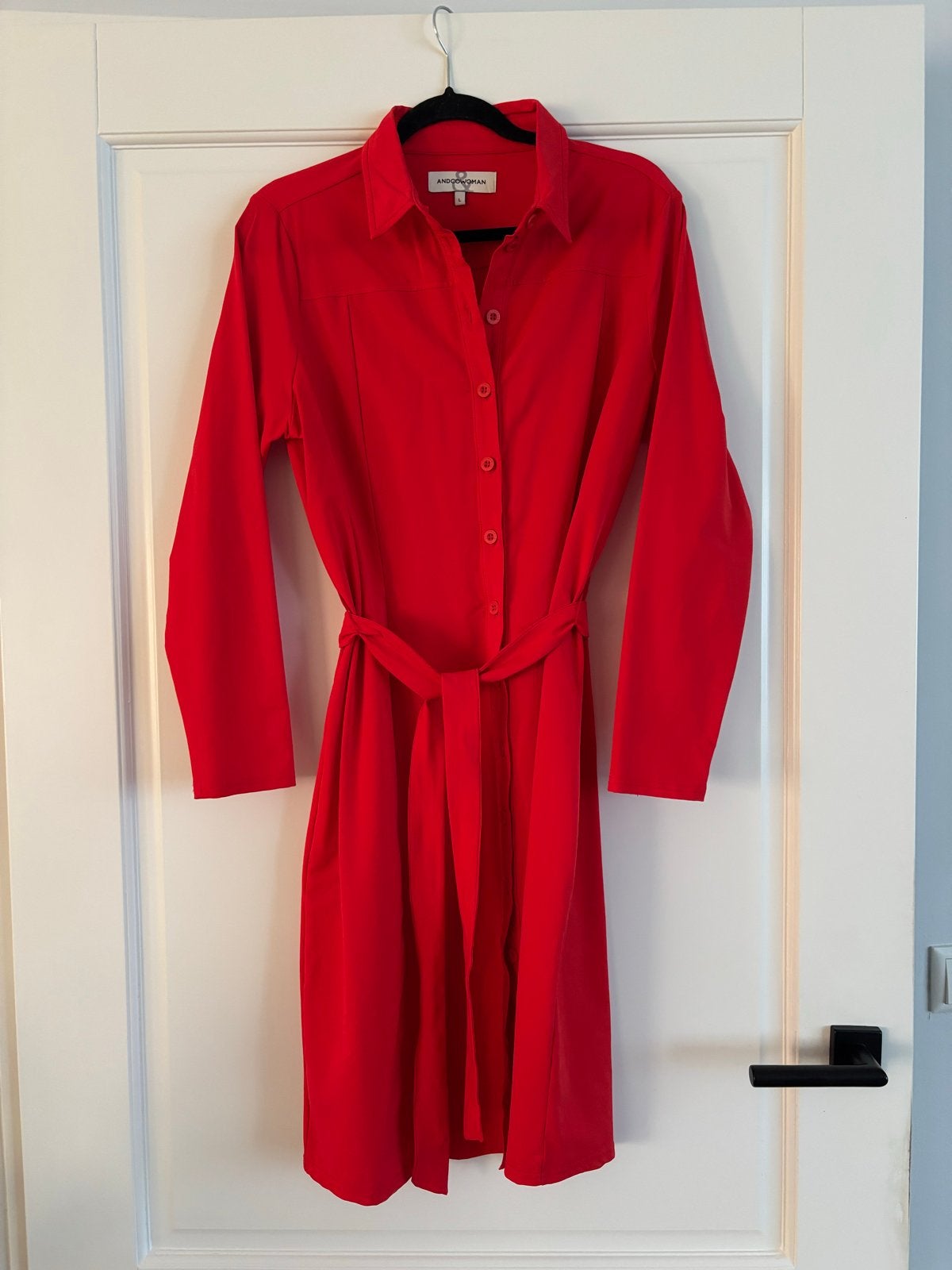 Rode &Co Woman Philles Jurk Maat L, Kleding | Dames, Jurken, Maat 42/44 (L), Ophalen of Verzenden, Zo goed als nieuw, Knielengte