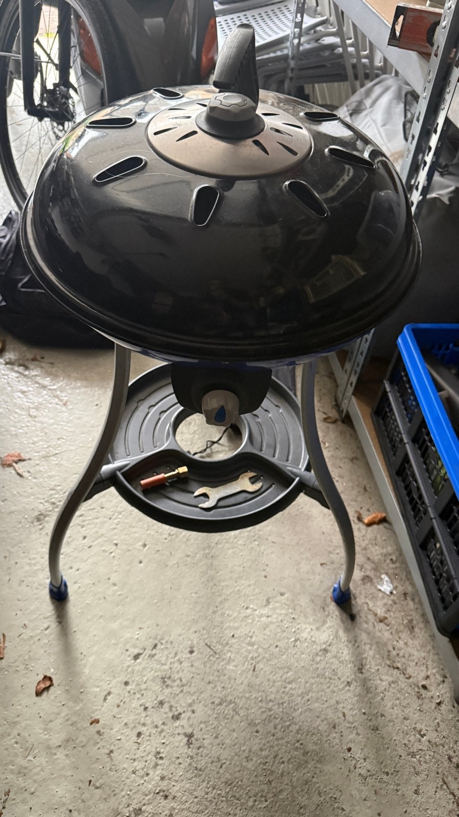 Cadac 8150 Carri Chef Deluxe Skottel Braai met paella pan, Ophalen, Zo goed als nieuw