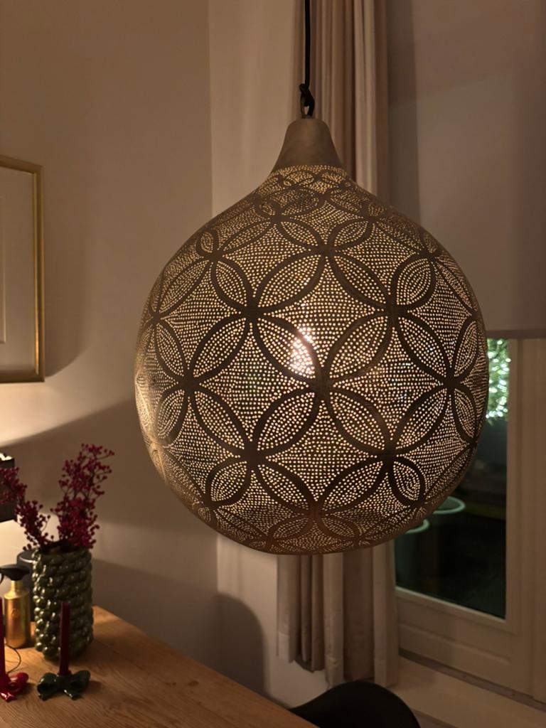 Hanglamp., Ophalen, Zo goed als nieuw, Metaal, Minder dan 50 cm
