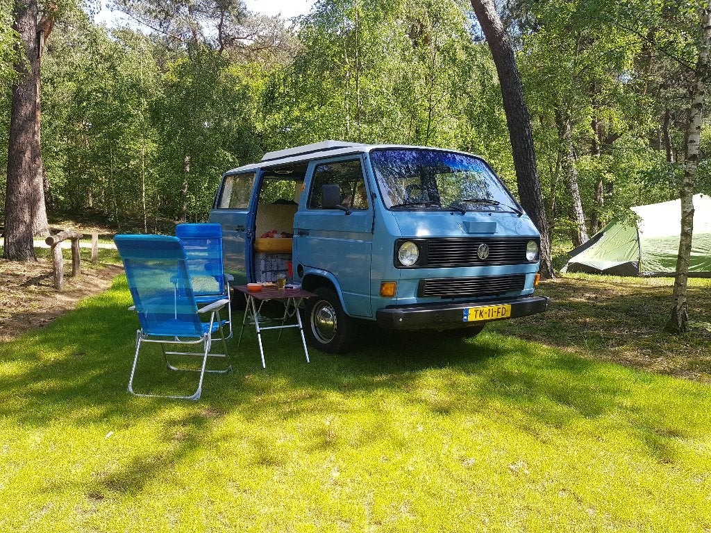 Te koop camperbus Volkswagen T3 diesel 1988 APK tot 09/28!!, Caravans en Kamperen, Brandblusser, Volkswagen, Tot en met 2, Bestuurdersdeur