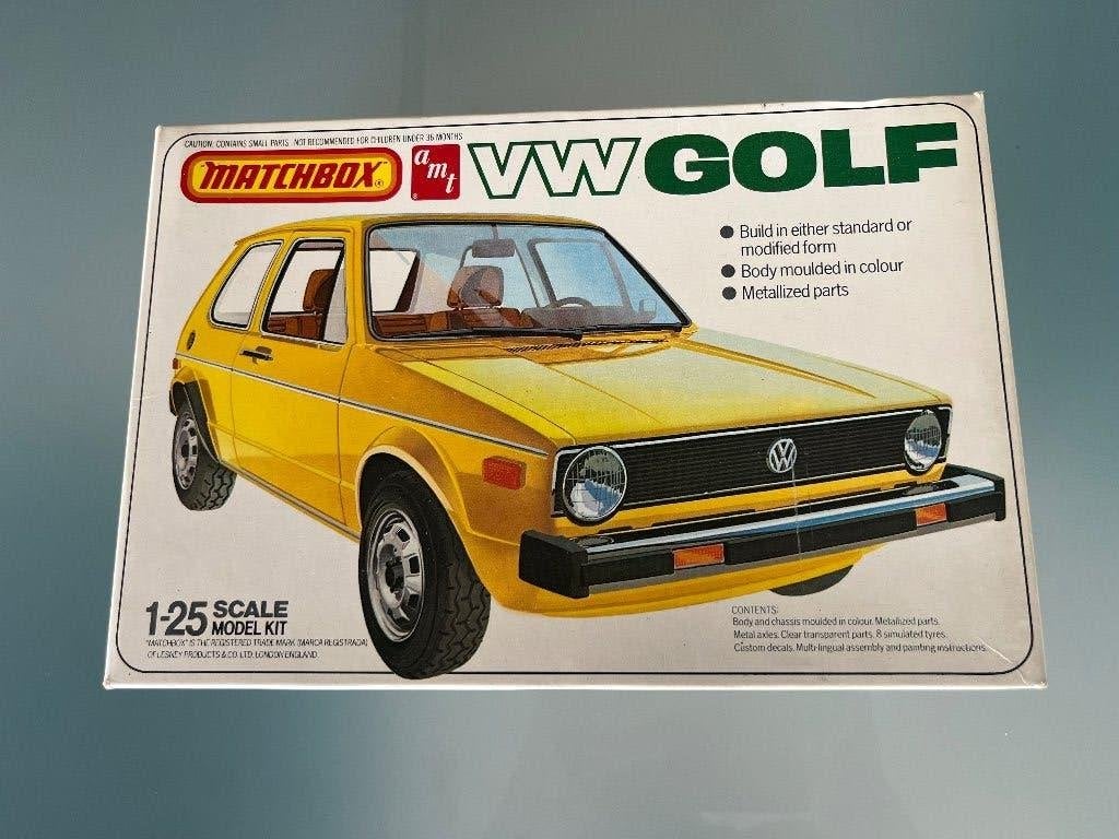 Matchbox VW Golf bouwdoos, Overige merken, Auto, 1:32 tot 1:50, Ophalen of Verzenden