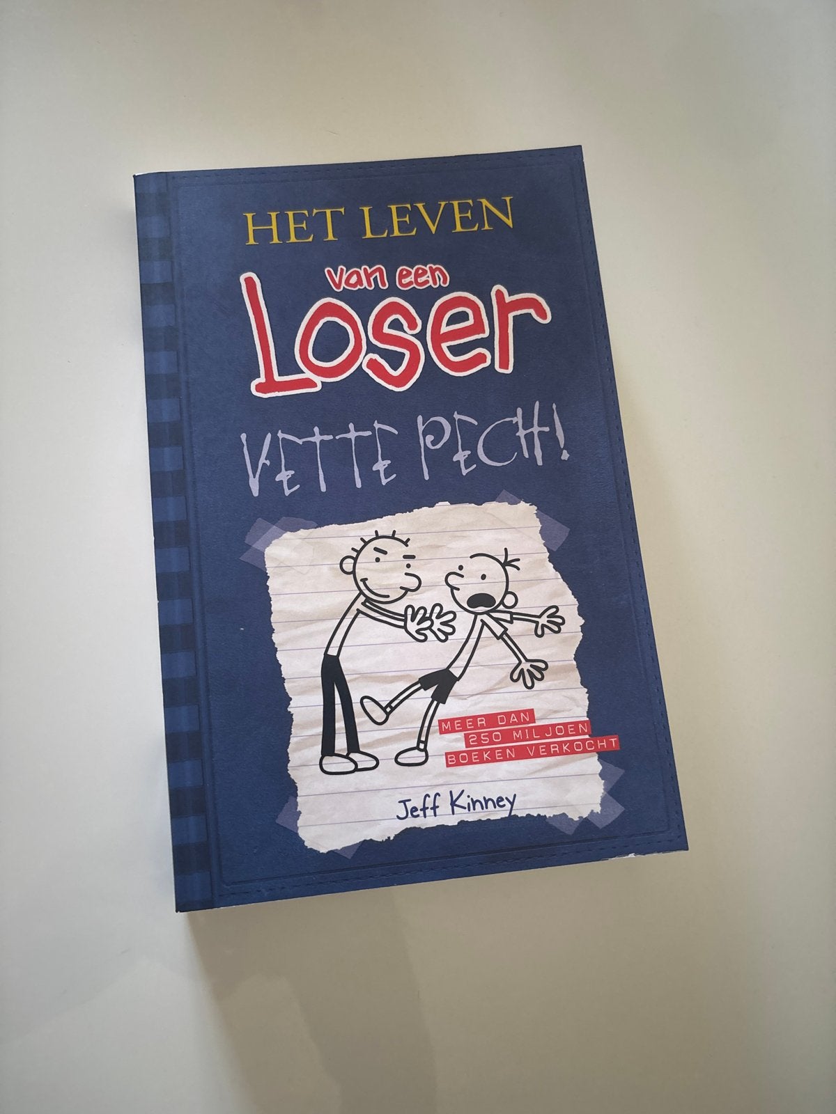 Het Leven van een Loser: Vette Pech! - Jeff Kinney, Boeken, Ophalen, Zo goed als nieuw, Fictie algemeen