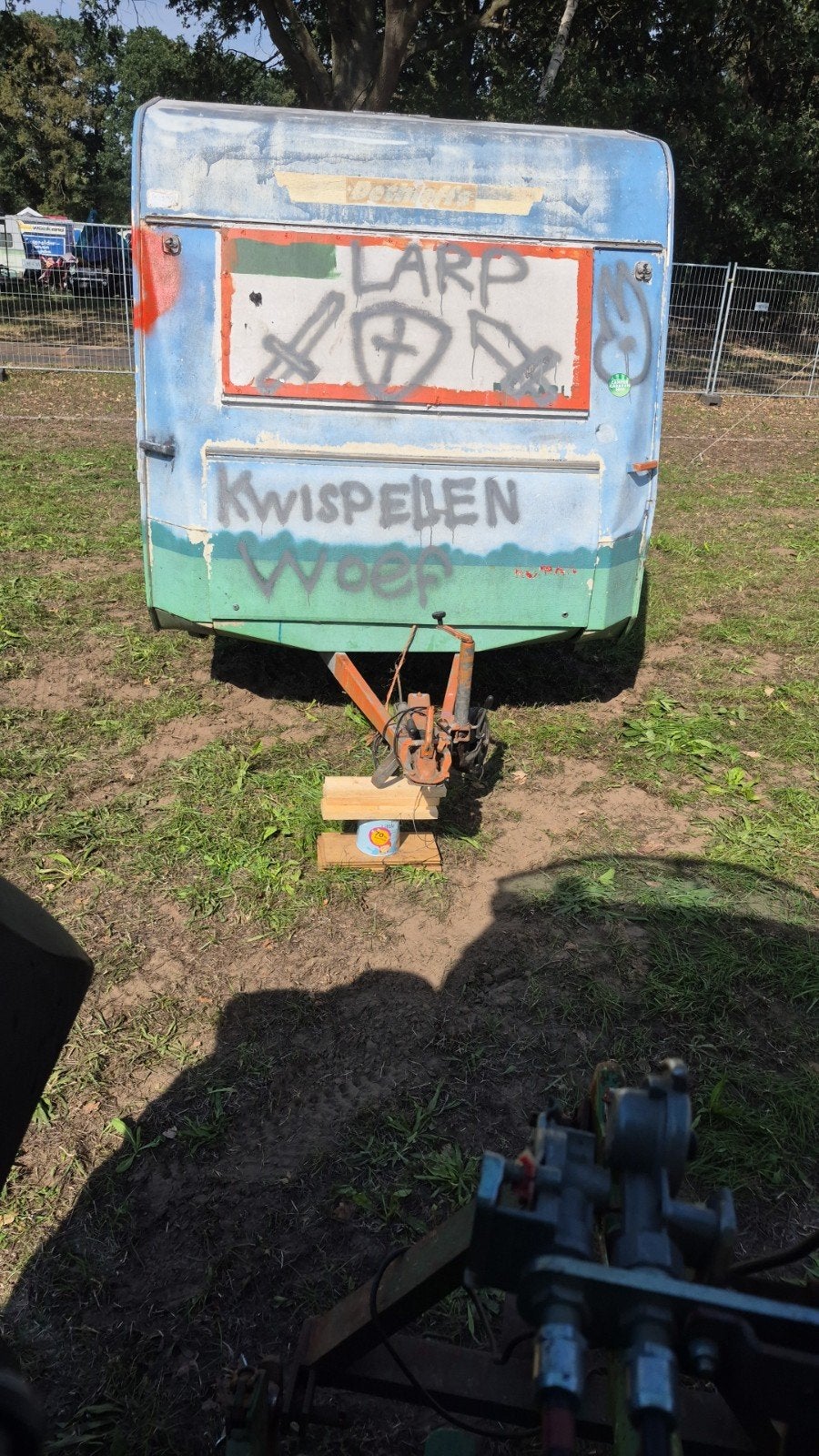 festival caravan, Ophalen