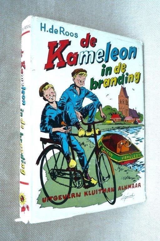 De kameleon in de branding  + stofomslag. H. de Roos., Boeken, Gelezen, H. de Roos, Ophalen of Verzenden, Fictie