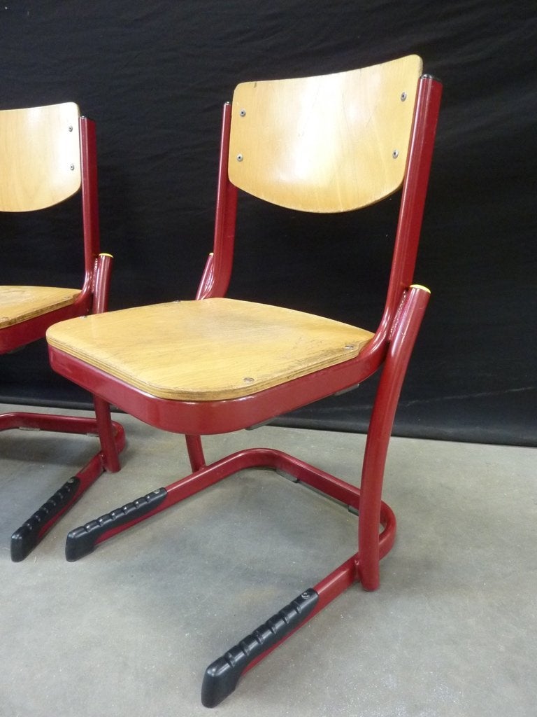 vintage kinder schoolstoel / kinderstoel / 4 schoolstoeltjes, Gebruikt, Handelsonderneming Hendriksen, Overige typen, Ophalen of Verzenden
