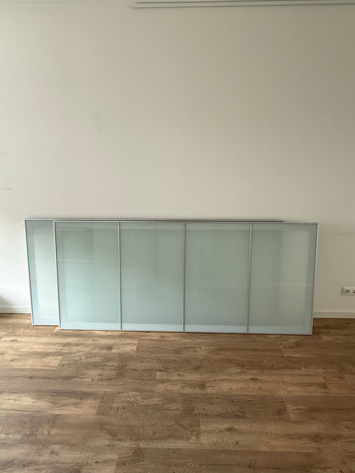 IKEA Pax schuifdeuren met matglas (231x102cm), Huis en Inrichting, Kasten | Kledingkasten, Ophalen, Gebruikt, 100 tot 150 cm, 200 cm of meer